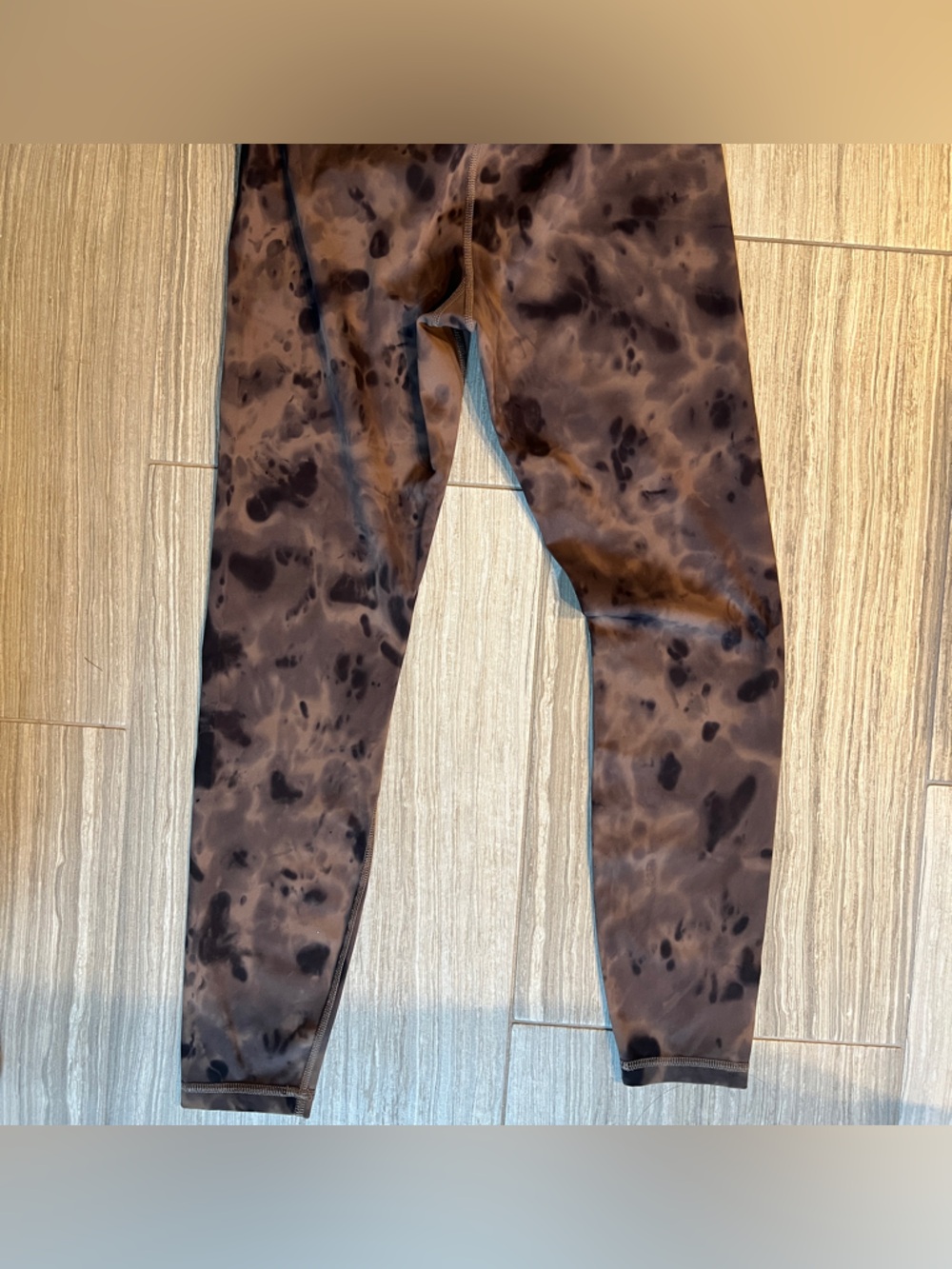 Joylab black brown Tie-Dye Leggings / Yoga Pants / Small - Picture 3 of 5
